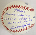 Pete Rose Signed Autographed MLB Baseball w/'Thanks Mickey Mantle For The Name Charlie Hustle' PSA/DNA - ROSBSB104 - Pete Rose Signed Autographed MLB Baseball w/'Thanks Mickey Mantle For The Name Charlie Hustle' PSA/DNA product image