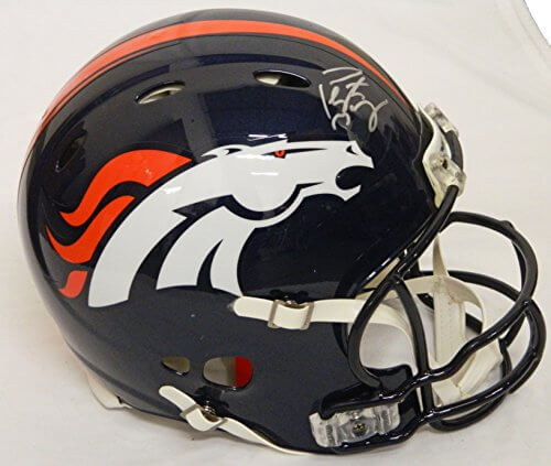 Peyton Manning Signed Denver Broncos Riddell Authentic Revolution Helmet - MANPRO302 - Peyton Manning Signed Denver Broncos Riddell Authentic Revolution Helmet product image