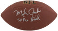 Mike Quick Signed Wilson Super Grip Full Size NFL Football w/5x Pro Bowl - QUIFTB300 - Mike Quick Signed Wilson Super Grip Full Size NFL Football w/5x Pro Bowl product image