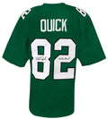 Mike Quick Signed Green Throwback Custom Football Jersey w/5x Pro Bowl - QUIJRY300 - Mike Quick Signed Green Throwback Custom Football Jersey w/5x Pro Bowl product image