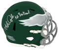Mike Quick Signed Philadelphia Eagles Throwback Riddell Speed Mini Helmet w/5x Pro Bowl - QUIMIN300 - Mike Quick Signed Philadelphia Eagles Throwback Riddell Speed Mini Helmet w/5x Pro Bowl product image