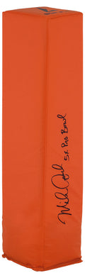 Mike Quick Signed BSN Orange Football Endzone Pylon w/5x Pro Bowl - QUIPYL300 - Mike Quick Signed BSN Orange Football Endzone Pylon w/5x Pro Bowl product image