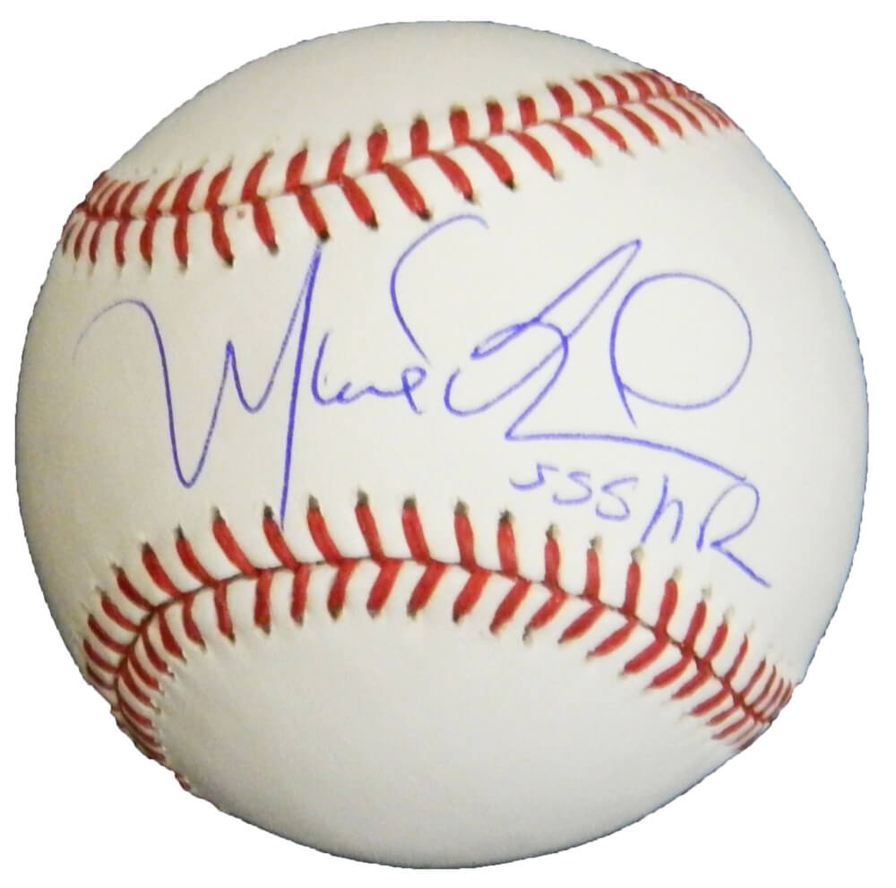 Manny Ramirez Signed Rawlings Official MLB Baseball w/555 HR - RAMBSB101 - Manny Ramirez Signed Rawlings Official MLB Baseball w/555 HR product image