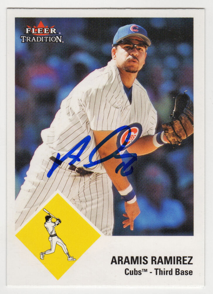 Aramis Ramirez Signed Chicago Cubs 2003 Fleer Tradition Update Baseball Card #78 - RAMCAR101 - Aramis Ramirez Signed Chicago Cubs 2003 Fleer Tradition Update Baseball Card #78 product image