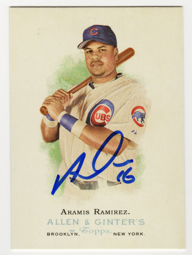 Aramis Ramirez Signed Chicago Cubs 2006 Allen & Ginter Baseball Card #230 - RAMCAR104 - Aramis Ramirez Signed Chicago Cubs 2006 Allen & Ginter Baseball Card #230 product image