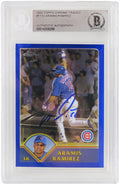 Aramis Ramirez Signed Chicago Cubs 2003 Topps Traded Chrome Baseball Card #T112 - (Beckett Encapsulated) - RAMCAR106 - Aramis Ramirez Signed Chicago Cubs 2003 Topps Traded Chrome Baseball Card #T112 - (Beckett Encapsulated) product image