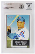 Aramis Ramirez Signed Chicago Cubs 2003 Bowman Heritage Baseball Card #87 - (Beckett - Auto Grade 10) - RAMCAR110 - Aramis Ramirez Signed Chicago Cubs 2003 Bowman Heritage Baseball Card #87 - (Beckett - Auto Grade 10) product image