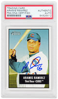 Aramis Ramirez Signed Chicago Cubs 2003 Bowman Heritage Baseball Card #87 - (PSA Encapsulated) - RAMCAR113 - Aramis Ramirez Signed Chicago Cubs 2003 Bowman Heritage Baseball Card #87 - (PSA Encapsulated) product image