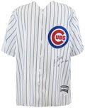Aramis Ramirez Signed Chicago Cubs White Pinstripe Majestic Replica Baseball Jersey w/Go Cubs Go - RAMJRY110 - Aramis Ramirez Signed Chicago Cubs White Pinstripe Majestic Replica Baseball Jersey w/Go Cubs Go product image