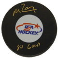 Mike Ramsey Signed USA Hockey Logo Hockey Puck w/80 Gold - RAMPUC400 - Mike Ramsey Signed USA Hockey Logo Hockey Puck w/80 Gold product image
