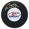 Mike Ramsey Signed USA Hockey Logo Hockey Puck - RAMPUC401 - Mike Ramsey Signed USA Hockey Logo Hockey Puck product image