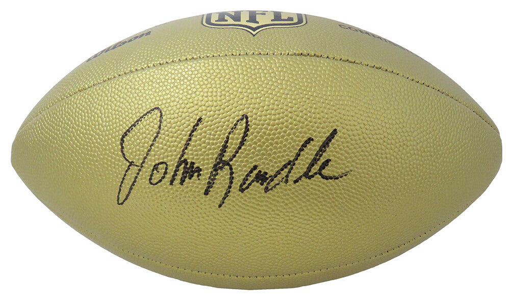 John Randle Signed Wilson Duke Gold Metallic NFL Full Size Replica Football - RANFTB304 - John Randle Signed Wilson Duke Gold Metallic NFL Full Size Replica Football product image