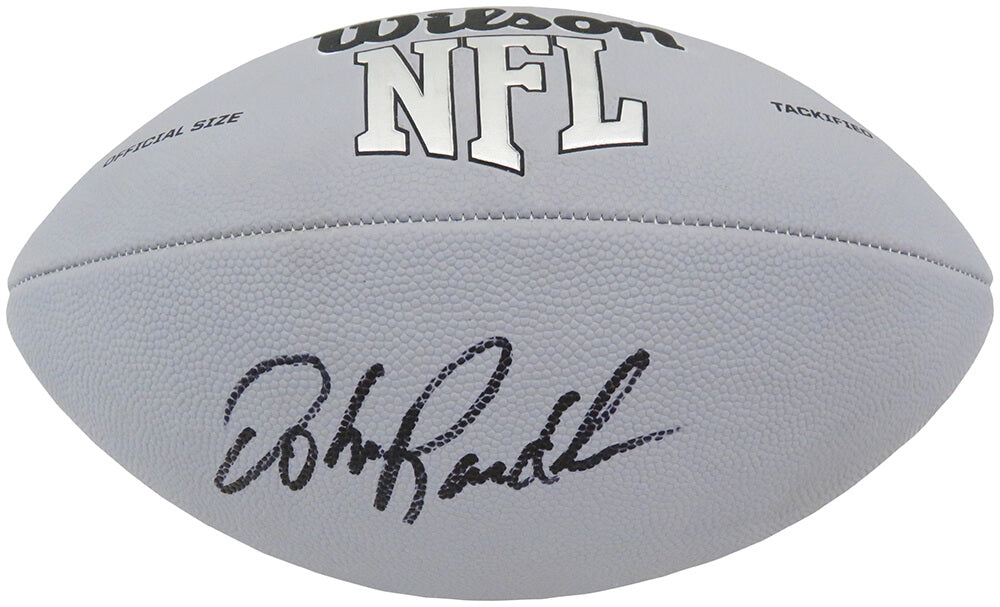 John Randle Signed Wilson MVP Silver Full Size NFL Football - RANFTB306 - John Randle Signed Wilson MVP Silver Full Size NFL Football product image