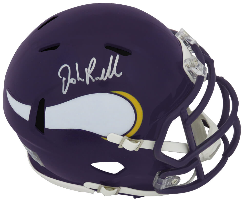John Randle Signed Minnesota Vikings Throwback Riddell Speed Mini Helmet - RANMIN305 - John Randle Signed Minnesota Vikings Throwback Riddell Speed Mini Helmet product image