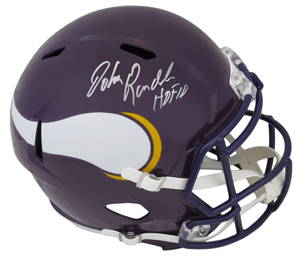 John Randle Signed Minnesota Vikings Throwback Riddell Full Size Speed Replica Helmet w/HOF'10 - RANREP303 - John Randle Signed Minnesota Vikings Throwback Riddell Full Size Speed Replica Helmet w/HOF'10 product image