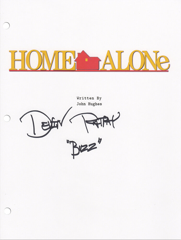 Devin Ratray Signed Home Alone Movie Script Cover Page w/Buzz - RATOTH500 - Devin Ratray Signed Home Alone Movie Script Cover Page w/Buzz product image
