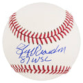 Jeff Reardon Signed Rawlings Official MLB Baseball w/87 WSC - REABSB102 - Jeff Reardon Signed Rawlings Official MLB Baseball w/87 WSC product image