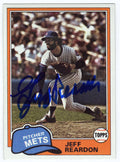Jeff Reardon Signed New York Mets 1981 Topps Rookie Baseball Trading Card #456 - REACAR100 - Jeff Reardon Signed New York Mets 1981 Topps Rookie Baseball Trading Card #456 product image