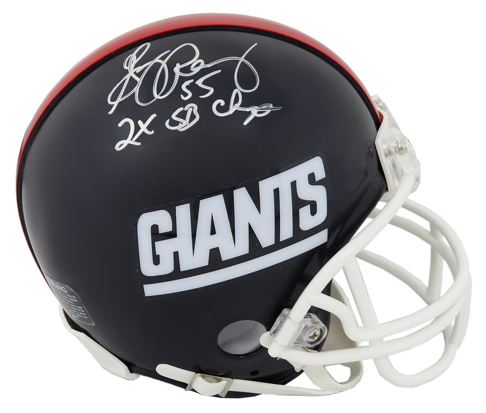 Gary Reasons Signed New York Giants Throwback Riddell Mini Helmet w/2x SB Champs - REAMIN300 - Gary Reasons Signed New York Giants Throwback Riddell Mini Helmet w/2x SB Champs product image