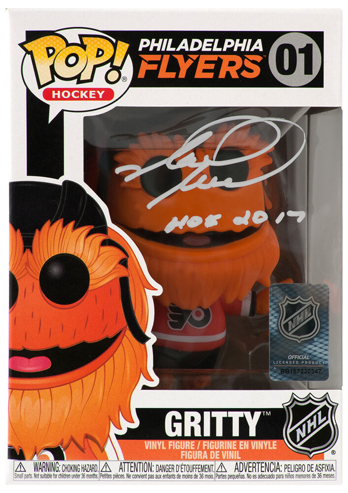 Mark Recchi Signed Philadelphia Flyers Gritty NHL Mascot Funko Pop Doll #01 w/HOF 2017 - RECFUN400 - Mark Recchi Signed Philadelphia Flyers Gritty NHL Mascot Funko Pop Doll #01 w/HOF 2017 product image