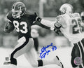 Andre Reed Signed Buffalo Bills B&W Action vs. Dolphins 8x10 Photo - REE08P326 - Andre Reed Signed Buffalo Bills B&W Action vs. Dolphins 8x10 Photo product image