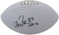 Andre Reed Signed Wilson MVP Silver Full Size Football w/HOF'14 - REEFTB304 - Andre Reed Signed Wilson MVP Silver Full Size Football w/HOF'14 product image