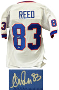 Andre Reed Signed White Throwback Custom Football Jersey (JSA) - REEJRY300 - Andre Reed Signed White Throwback Custom Football Jersey (JSA) product image