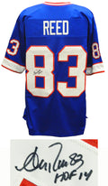 Andre Reed Signed Blue Throwback Custom Football Jersey w/HOF'14 - REEJRY301 - Andre Reed Signed Blue Throwback Custom Football Jersey w/HOF'14 product image