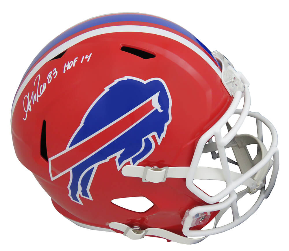 Andre Reed Signed Buffalo Bills Throwback Riddell Full Size Speed Replica Helmet w/HOF'14 - REEREP302 - Andre Reed Signed Buffalo Bills Throwback Riddell Full Size Speed Replica Helmet w/HOF'14 product image