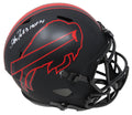 Andre Reed Signed Buffalo Bills Eclipse Black Matte Riddell Speed Full Size Replica Helmet w/HOF'14 - REEREP303 - Andre Reed Signed Buffalo Bills Eclipse Black Matte Riddell Speed Full Size Replica Helmet w/HOF'14 product image