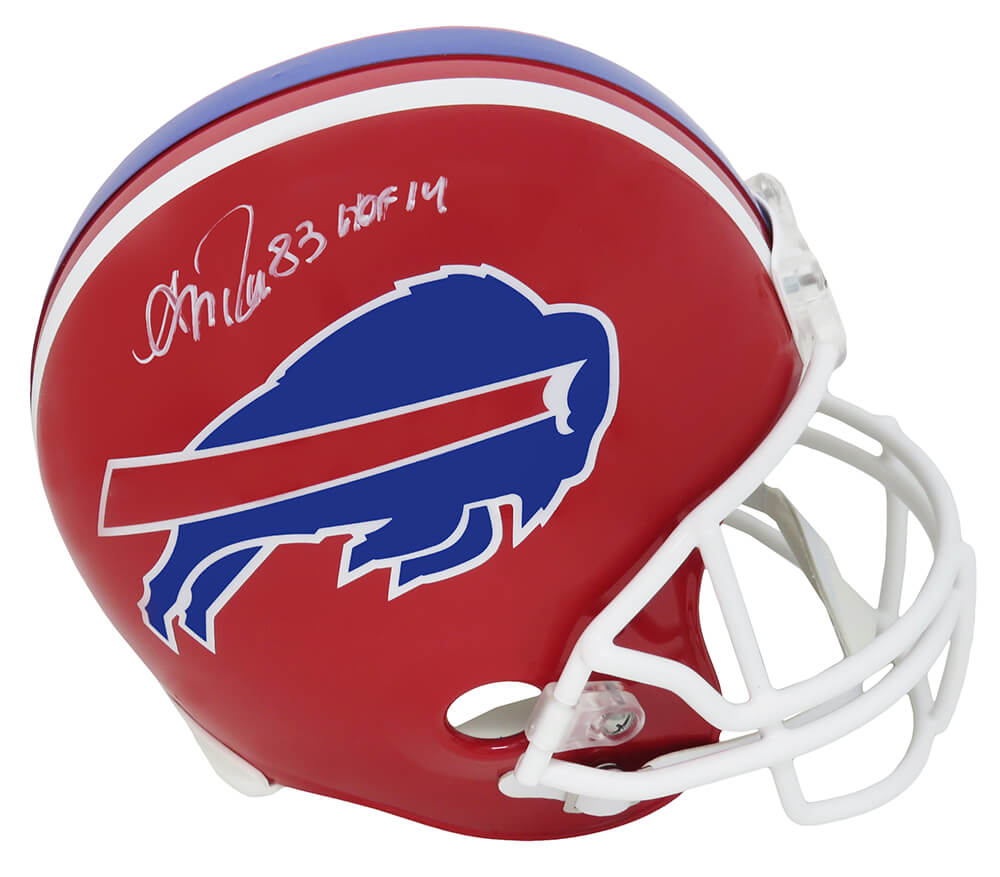 Andre Reed Signed Buffalo Bills T/B Riddell Full Size Replica Helmet w/HOF'14 - REEREP305 - Andre Reed Signed Buffalo Bills T/B Riddell Full Size Replica Helmet w/HOF'14 product image