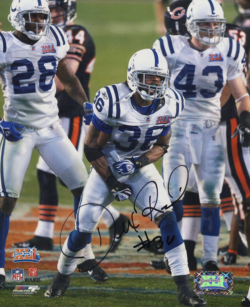 Dexter Reid Signed Indianapolis Colts Super Bowl XLI Action 8x10 Photo - REI08P311 - Dexter Reid Signed Indianapolis Colts Super Bowl XLI Action 8x10 Photo product image