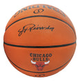Jerry Reinsdorf Signed Spalding Chicago Bulls Logo Game Series Replica NBA Basketball - REIBSK202 - Jerry Reinsdorf Signed Spalding Chicago Bulls Logo Game Series Replica NBA Basketball product image