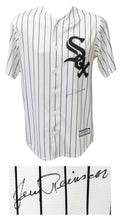 Jerry Reinsdorf Signed Chicago White Sox Majestic White Pinstripe Jersey - REIJRY100 - Jerry Reinsdorf Signed Chicago White Sox Majestic White Pinstripe Jersey product image