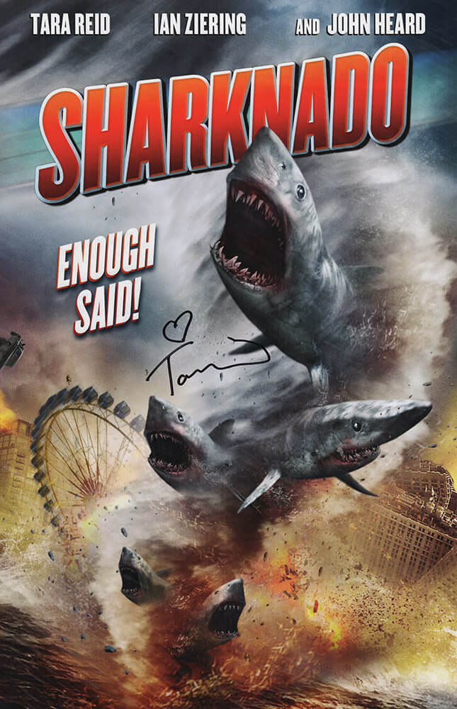 Tara Reid Signed Sharknado 11x17 Movie Poster - REIPST501 - Tara Reid Signed Sharknado 11x17 Movie Poster product image