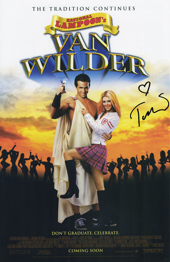 Tara Reid Signed Van Wilder 11x17 Movie Poster - REIPST505 - Tara Reid Signed Van Wilder 11x17 Movie Poster product image