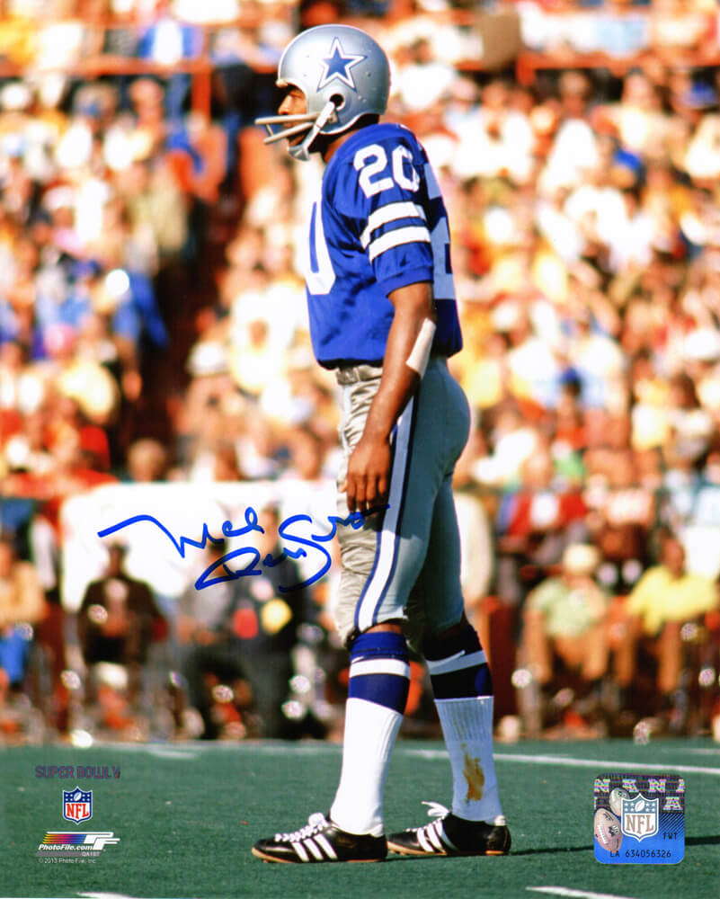 Mel Renfro Signed Dallas Cowboys Super Bowl V 8x10 Photo - REN08P301 - Mel Renfro Signed Dallas Cowboys Super Bowl V 8x10 Photo product image