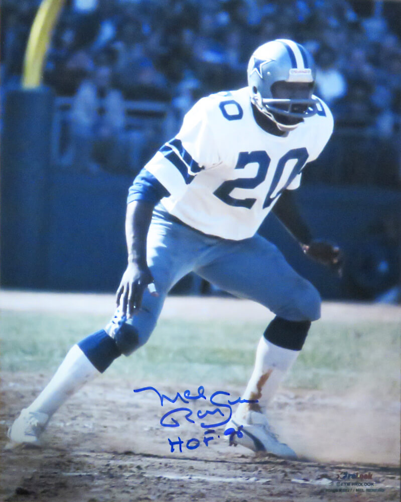 Mel Renfro Signed Dallas Cowboys Action 8x10 Photo w/HOF'96 - REN08P302 - Mel Renfro Signed Dallas Cowboys Action 8x10 Photo w/HOF'96 product image