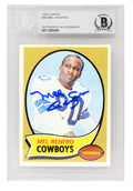 Mel Renfro Signed Dallas Cowboys 1970 Topps Football Card #45 - (Beckett Encapsulated) - RENCAR300 - Mel Renfro Signed Dallas Cowboys 1970 Topps Football Card #45 - (Beckett Encapsulated) product image