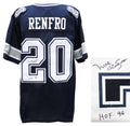 Mel Renfro Signed Navy Custom Football Jersey w/HOF'96 - RENJRY300 - Mel Renfro Signed Navy Custom Football Jersey w/HOF'96 product image