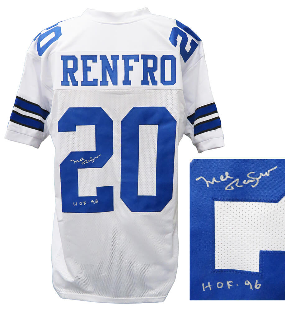 Mel Renfro Signed White Custom Football Jersey w/HOF'96 - RENJRY301 - Mel Renfro Signed White Custom Football Jersey w/HOF'96 product image