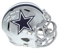 Mel Renfro Signed Dallas Cowboys Riddell Chrome Speed Mini Helmet w/HOF'96 - RENMIN302 - Mel Renfro Signed Dallas Cowboys Riddell Chrome Speed Mini Helmet w/HOF'96 product image