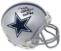 Mel Renfro Signed Cowboys Riddell Mini Helmet w/HOF'96 - RENMIN303 - Mel Renfro Signed Cowboys Riddell Mini Helmet w/HOF'96 product image