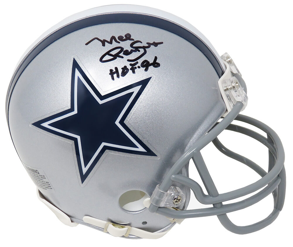 Mel Renfro Signed Cowboys Riddell Mini Helmet w/HOF'96 - RENMIN303 - Mel Renfro Signed Cowboys Riddell Mini Helmet w/HOF'96 product image