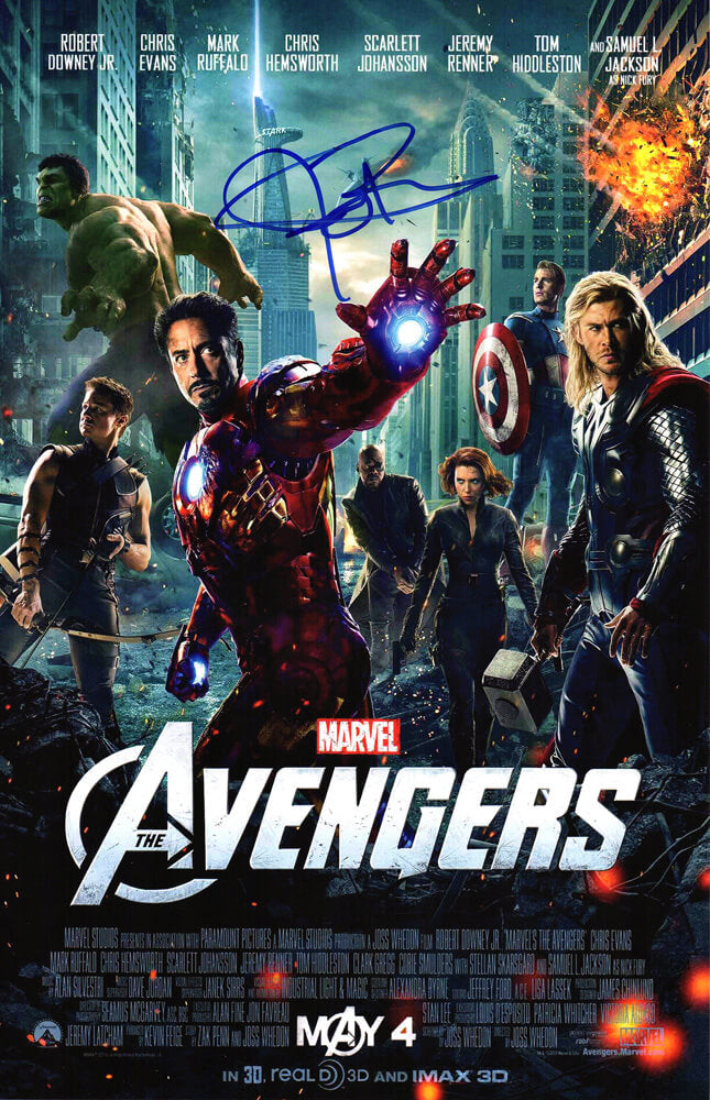 Jeremy Renner Signed The Avengers 11x17 Movie Poster - RENPST500 - Jeremy Renner Signed The Avengers 11x17 Movie Poster product image