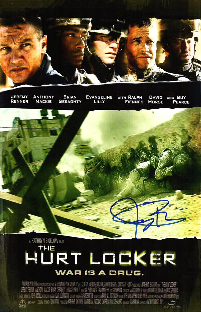 Jeremy Renner Signed The Hurt Locker 11x17 Movie Poster - RENPST502 - Jeremy Renner Signed The Hurt Locker 11x17 Movie Poster product image