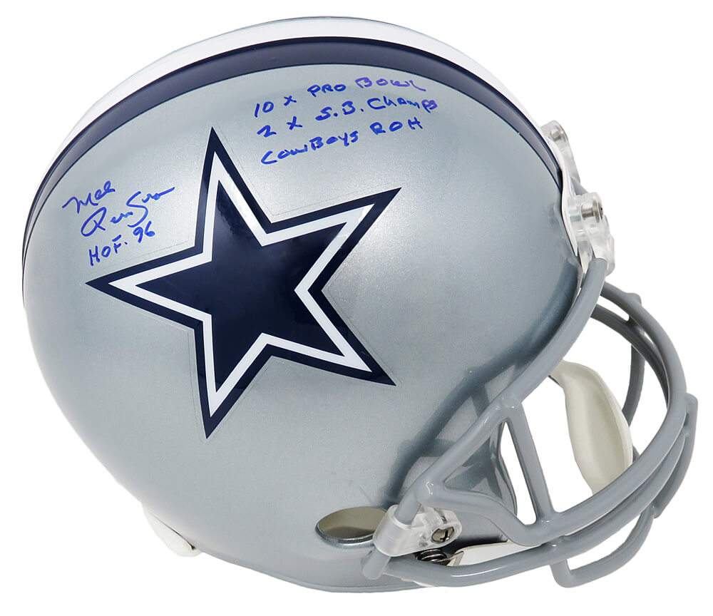 Mel Renfro Signed Dallas Cowboys Riddell Full Size Replica Helmet w/HOF'96, 10x Pro Bowl, 2x SB Champs, Cowboys ROH - RENREP301 - Mel Renfro Signed Dallas Cowboys Riddell Full Size Replica Helmet w/HOF'96, 10x Pro Bowl, 2x SB Champs, Cowboys ROH product image