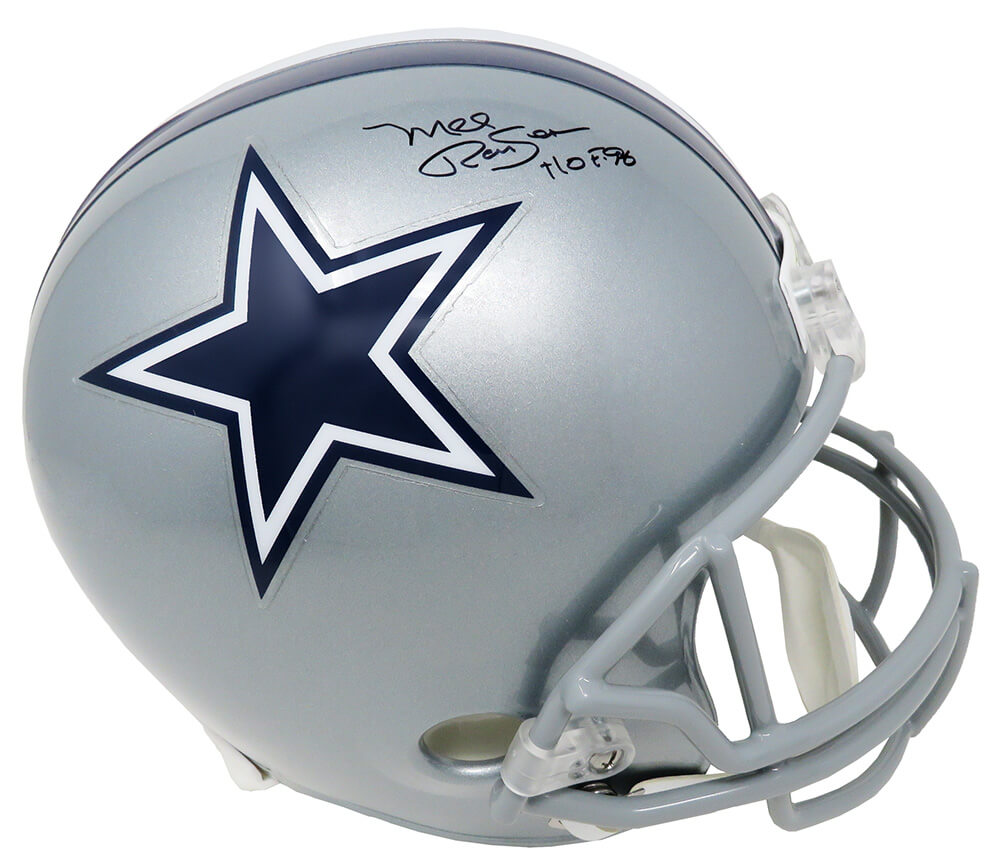 Mel Renfro Signed Cowboys Riddell Full Size Replica Helmet w/HOF'96 - RENREP302 - Mel Renfro Signed Cowboys Riddell Full Size Replica Helmet w/HOF'96 product image