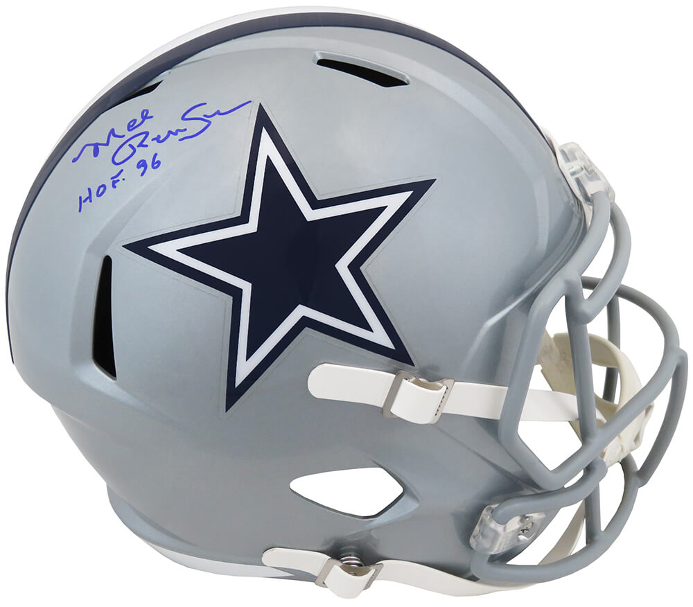 Mel Renfro Signed Cowboys Riddell Full Size Speed Replica Helmet w/HOF'96 - RENREP305 - Mel Renfro Signed Cowboys Riddell Full Size Speed Replica Helmet w/HOF'96 product image