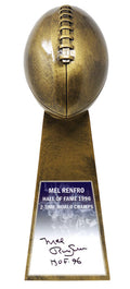 Mel Renfro Signed Football World Champion 15 Inch Gold Replica Trophy w/HOF'96 - RENTRO301 - Mel Renfro Signed Football World Champion 15 Inch Gold Replica Trophy w/HOF'96 product image